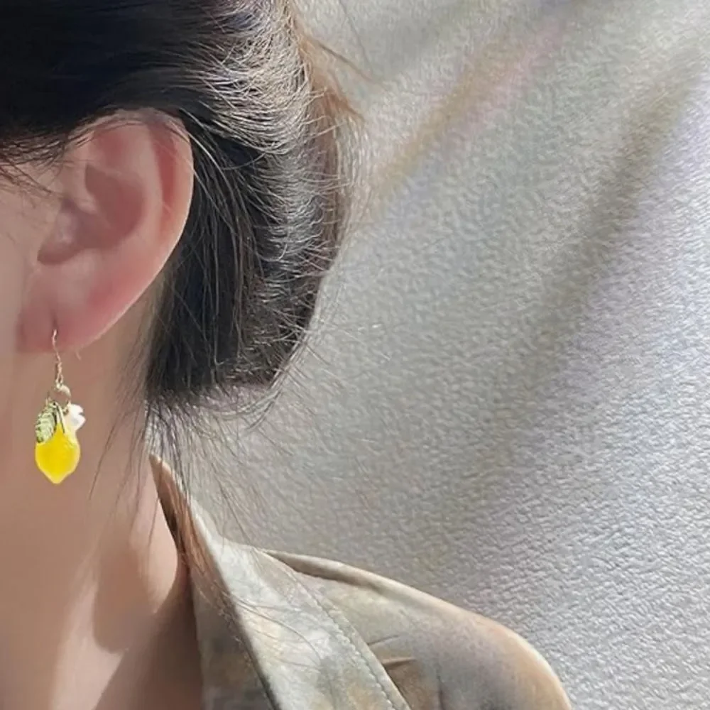 Bohemian lemon drop earrings N298